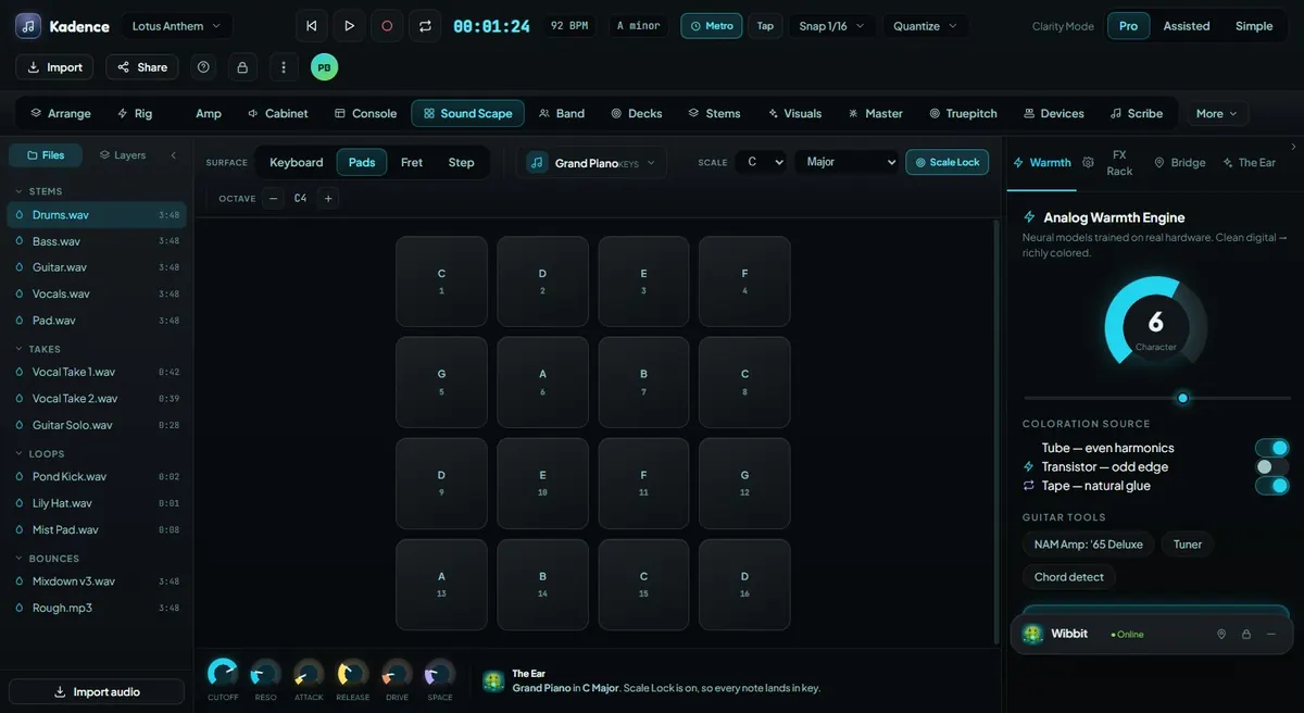 Loops UI preview